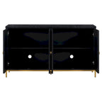 Modern Sideboard with 4 door cabinet with Metal Handles and Adjustable Shelves