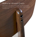 Furniture of America Beau I Mid-century Walnut 7-Piece Oval Dining Set