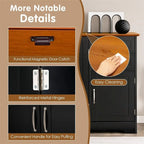 Kitchen Sideboard with Storage Cabinets & Drawers - 16D x 43.5W x 31H
