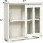 Stackable Buffet Storage Sideboard - 41.9D x 13W x 24.5H