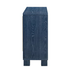 Wood Traditional Style Sideboard with Adjustable Shelves