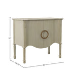 Willow 36 2-Door Server, Distressed Cream
