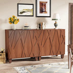 55  Sideboard Buffet Cabinet with Adjustable Shelving for Kitchen Dining Room