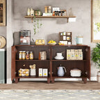 55  Sideboard Buffet Cabinet with Adjustable Shelving for Kitchen Dining Room