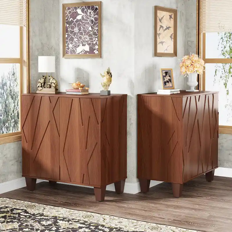 55  Sideboard Buffet Cabinet with Adjustable Shelving for Kitchen Dining Room
