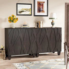 55  Sideboard Buffet Cabinet with Adjustable Shelving for Kitchen Dining Room