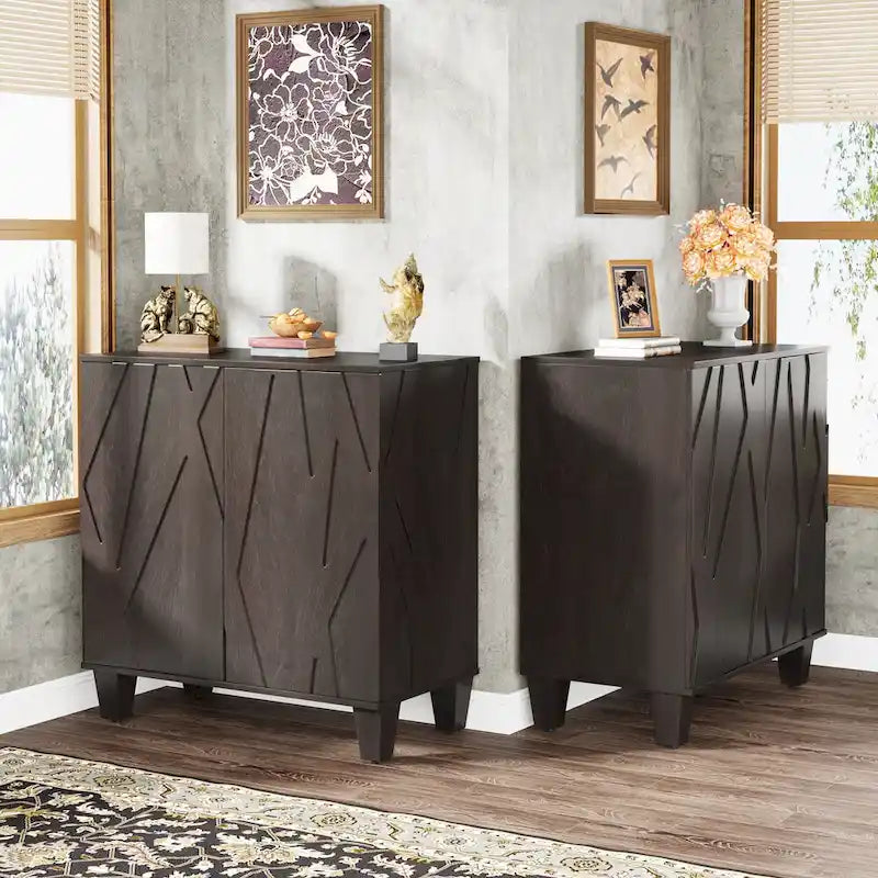 55  Sideboard Buffet Cabinet with Adjustable Shelving for Kitchen Dining Room