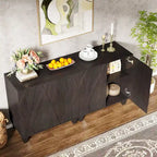 55  Sideboard Buffet Cabinet with Adjustable Shelving for Kitchen Dining Room