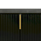 Modern Stylish Freestanding Wooden Sideboard with Imitation Marble Sticker TableTop