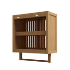 Bathroom cabinet wall mounted Bamboo toilet storage box