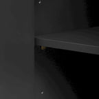 60 Curved Corner Cabinet Sideboard with Adjustable Shelves