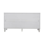 Wooden Cabinet Sideboard Buffet 4 Door Accent Cabinet