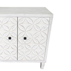 Wooden Cabinet Sideboard Buffet 4 Door Accent Cabinet