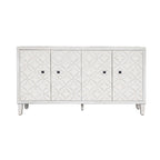 Wooden Cabinet Sideboard Buffet 4 Door Accent Cabinet