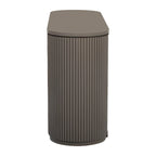 63 Vertical Striped Door Storage Cabinet with Adjustable Shelves