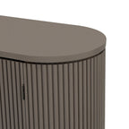 63 Vertical Striped Door Storage Cabinet with Adjustable Shelves