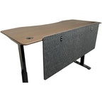 ApexDesk Artsonic 54-Inch Dual-Use Modesty Vanity Panel Divider Made of Polyester Fiber with Clamps for Standing Desk