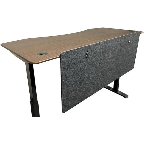 ApexDesk Artsonic 54-Inch Dual-Use Modesty Vanity Panel Divider Made of Polyester Fiber with Clamps for Standing Desk