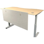 ApexDesk Artsonic 54-Inch Dual-Use Modesty Vanity Panel Divider Made of Polyester Fiber with Clamps for Standing Desk