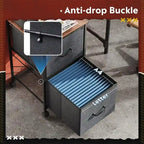 2 Drawer Mobile File Cabinet - 15.7D x 15.4W x 26.8H