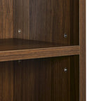 8-Tier Media Tower Rack, CD DVD Slim Storage Cabinet with Adjustable Shelves, Tall Narrow Bookcase Display Bookshelf
