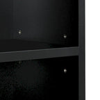 8-Tier Media Tower Rack, CD DVD Slim Storage Cabinet with Adjustable Shelves, Tall Narrow Bookcase Display Bookshelf