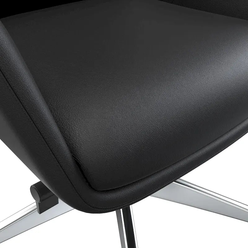 Summit High-Back Leather Office Chair with Swivel and Tilt
