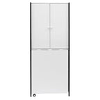 Craft Armoire with Folding Desktop for Crafts, Sewing, Home or Office