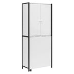 Craft Armoire with Folding Desktop for Crafts, Sewing, Home or Office