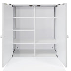 Craft Armoire with Folding Desktop for Crafts, Sewing, Home or Office