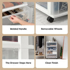 4 Drawer Wide Storage Drawer