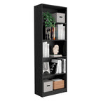 Kenyon 74 Wide 5-Shelf Double Cabinet Bookcase Set of 3