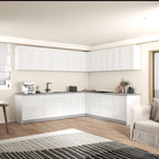 Kitchen Modern Collection White Gloss Color Base Size 10x8,5Ft Wide - 102x120