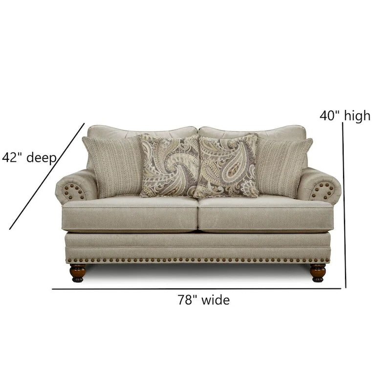 Carys Doe Loveseat