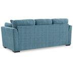 Signature Design by Ashley Keerwick Teal Queen Sofa Sleeper - 94  W x 41  D x 39  H