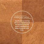 88" Italian Leather Sofa with Walnut Legs - 3 Seater