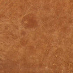 88" Italian Leather Sofa with Walnut Legs - 3 Seater