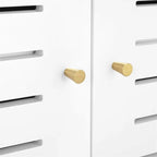 Shoe Storage Bench Shoe Cabinet - 13.7D x 39.4W x 19.9H
