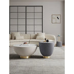 Manhattan Comfort Modern Anderson 2.0 Upholstered 3 Piece Table Set