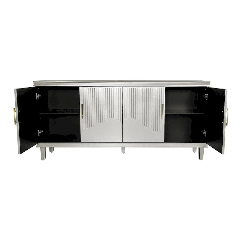 4-Door Cabinet,for Living Room,Kitchen,Bedroom