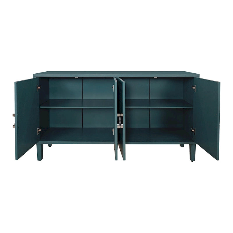 Functional 4 Door Storage Cabinet