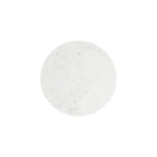 NILA Black Side Table White Marble Top Modern Accent for Living Room & Bedroom