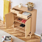 Modern minimalist storage cabinet, rattan shoe cabinet, bed top cabinet. Beautiful shape for corridors and living rooms