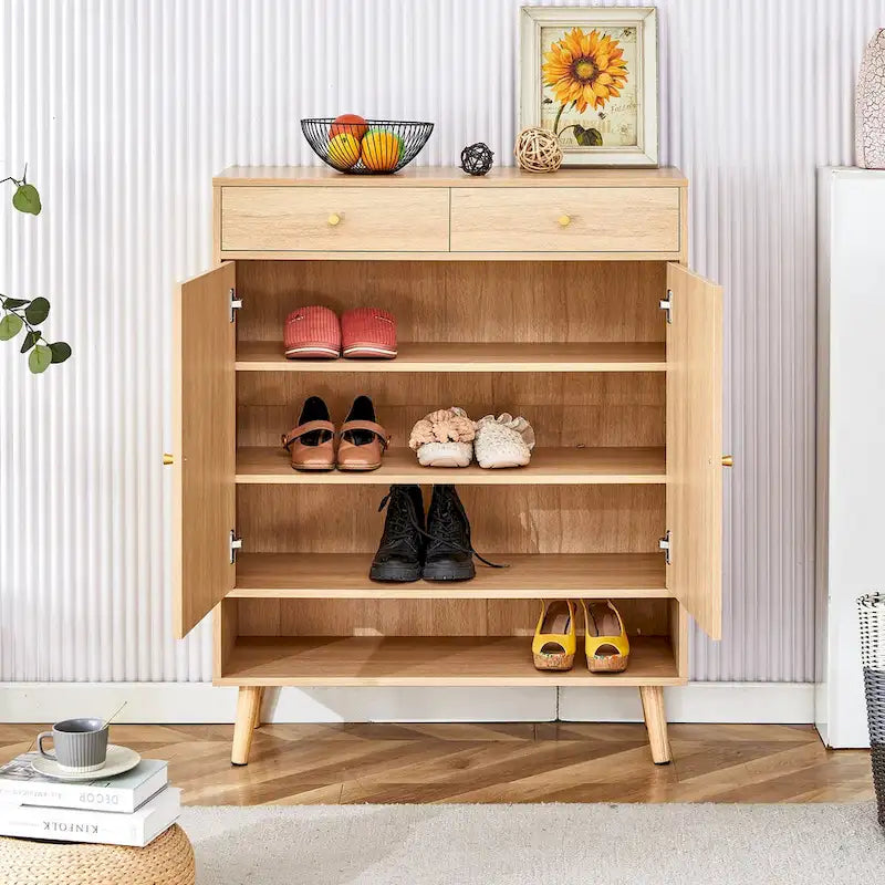 Modern minimalist storage cabinet, rattan shoe cabinet, bed top cabinet. Beautiful shape for corridors and living rooms