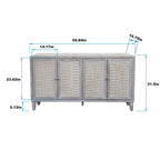 4 Door Wooden Cabinet