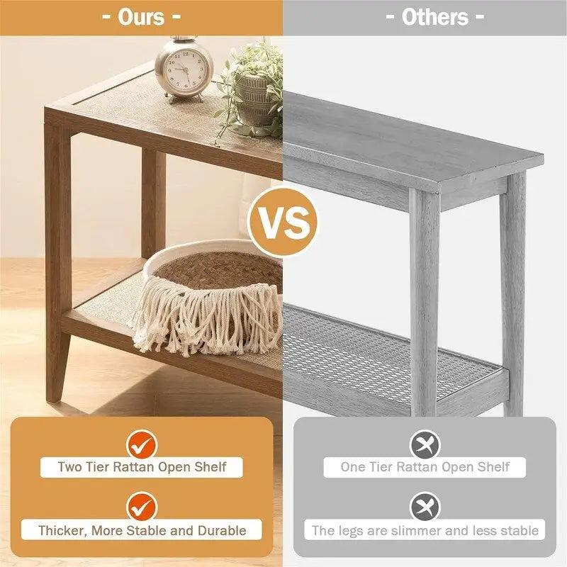 End Table Living Room Set of 2 - 14 D x 24 W x 24 H