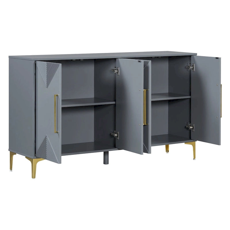 Unique Features of a Four-Door Cabinet