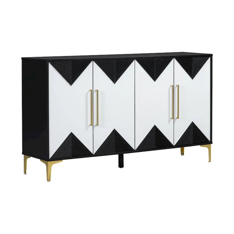 Unique Features of a Four-Door Cabinet