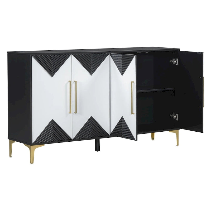 Unique Features of a Four-Door Cabinet