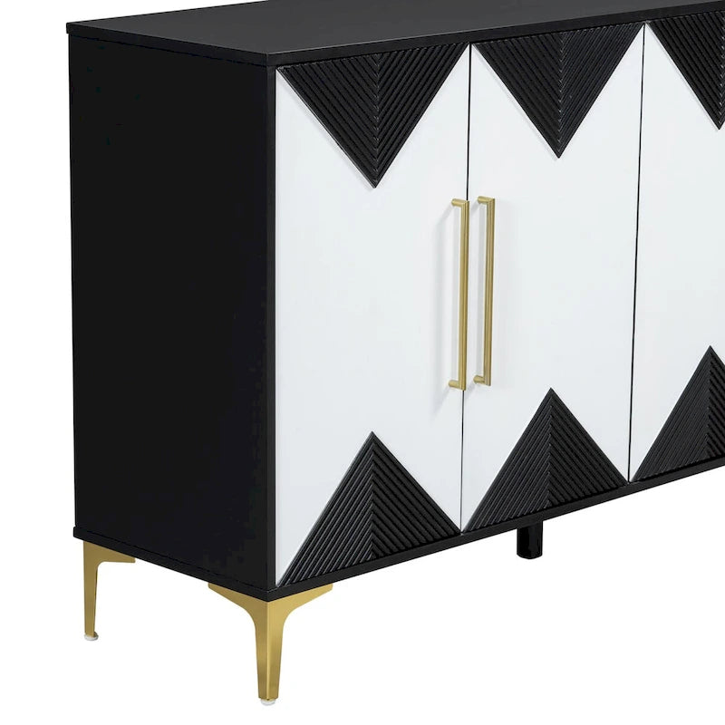Unique Features of a Four-Door Cabinet
